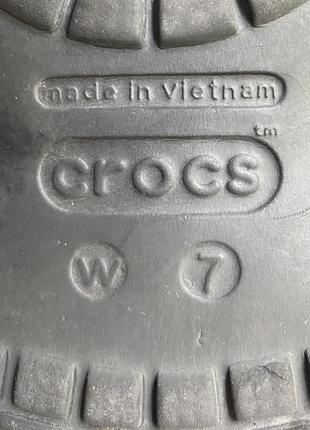 Crocs сандали w 7 37-38 размер женские чёрные оригинал3 фото