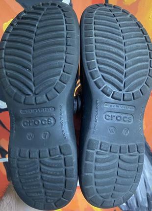 Crocs сандали w 7 37-38 размер женские чёрные оригинал7 фото