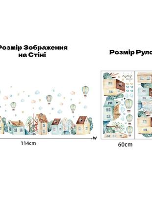 Набір інтер'єрних стікерів для дитячої кімнати6 фото