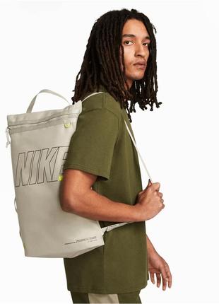 Nike nk utility drawstring gfx su2 do6610-230 рюкзак оригінал наплічник унісекс мішок сумка