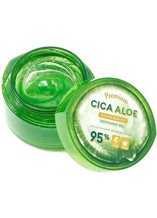 Гель для тела с центеллой и экстрактом алоэ missha premium cica aloe soothing gel 300ml1 фото