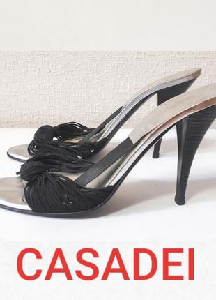 Черные замшевые мюли casadei оригинал черные босоножки casadei оригинал босоножки на шпильке каблука