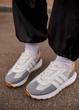 Кроссовки adidas retropy e5 grey yellow