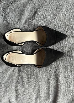 Туфлі замшеві zara