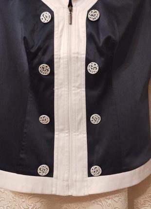 Атласный пиджак жакет блуза4 фото