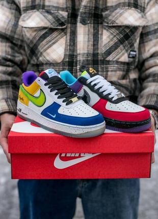 Женские кроссовки nike air force 1 low what the la 37-38-40