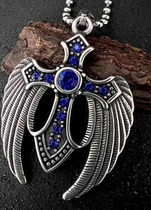 Крестик из нержавеющей медицинской стали