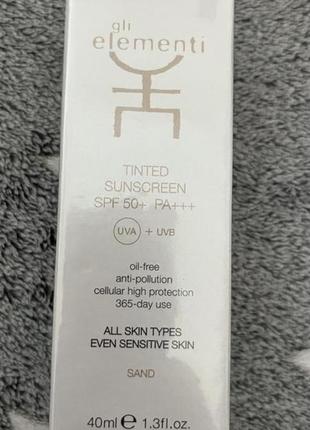 Gli elementi tinted sunscreen spf 50+, bb крем