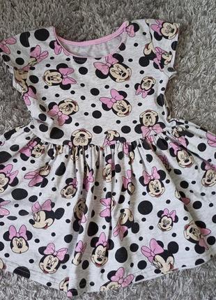 Летнее платье платье disney minnie mouse