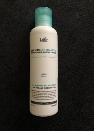 Кератиновий безсульфатний шампунь la'dor keratin lpp shampoo