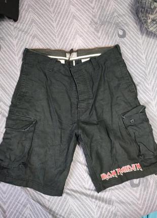 Шорти vintage shorts iron maiden1 фото