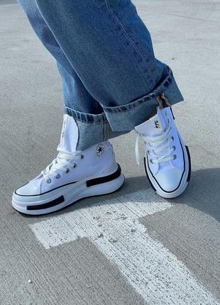 Кеды на платформе converse run star legacy cx white