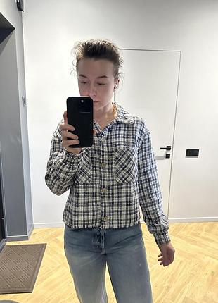 Сорочка в клітку zara2 фото