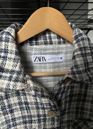 Сорочка в клітку zara3 фото