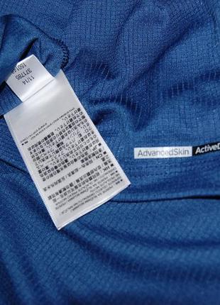 Футболка рубашка поло треккинговое на молнии salomon advanced skin active dry, оригинал,  l10 фото