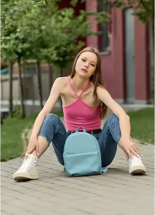 Жіночий рюкзак sambag brix kqh блакитний5 фото