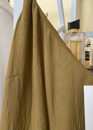 Платье миди платье сарафан на бретелях в пижамном стиле комбинация zara платье в пижамном стиле мыды3 фото