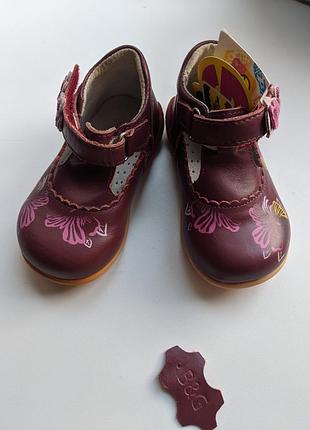 Шкіряні босоніжки туфлі 21 розмір