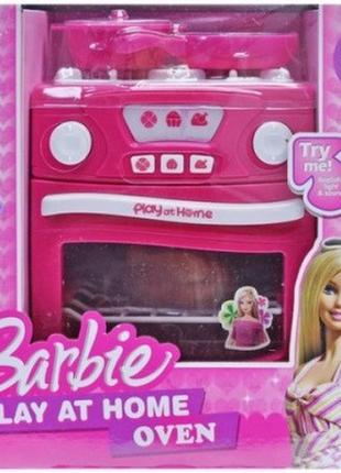 Детская игрушечная плита с духовкой cо светом и звуком barbie2 фото