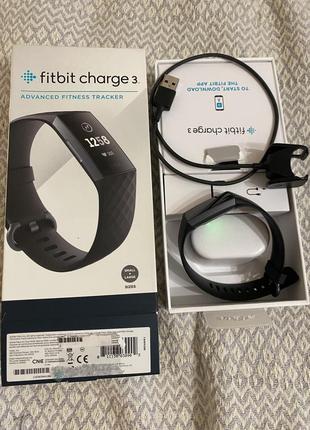 Фітнес-трекер /годинник fitbit charge 3 black/graphite