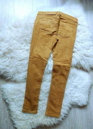 💙💛❤️ круті мікровельветові джинси skinny гірчичного кольору3 фото