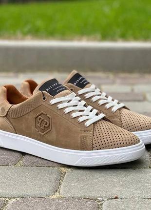 Кроссовки кожаные 4