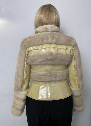 Куртка женская, куртка кожаная, версаче, оригинальная куртка2 фото