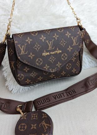 Сумка кросс боди louis vuitton 2 в 1 🔥🔥🔥1 фото