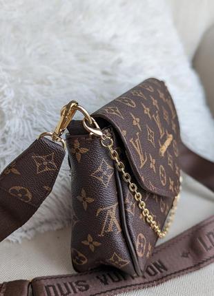 Сумка кросс боди louis vuitton 2 в 1 🔥🔥🔥4 фото