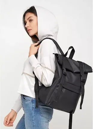 Жіночий рюкзак рол sambag rolltop milton чорний