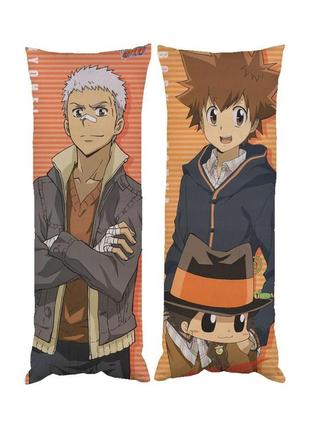 Подушка дакімакура тцун рехей аніме декоративна ростова подушка для обіймання двостороння