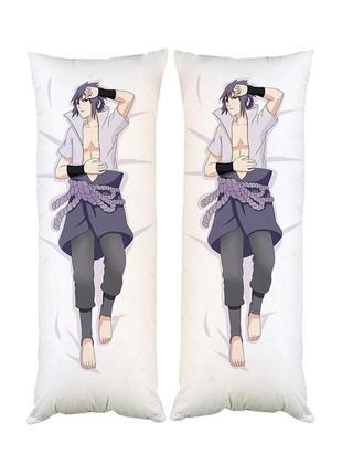 Подушка дакімакура cаске sasuke наруто декоративна ростова подушка для обіймання