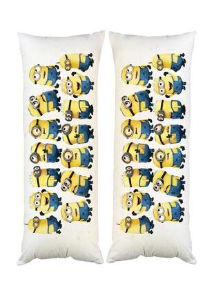 Подушка дакимакура миньоны декоративная ростовая подушка для обнимания