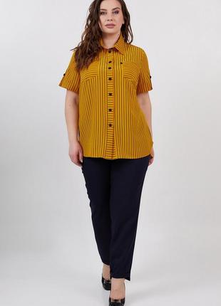 Рубашка тм all posa микелла желтый 50 (100541)