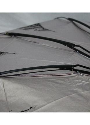 Парасоля напів автомат flagman з внутрішнім малюнком. зонт полуавтомат