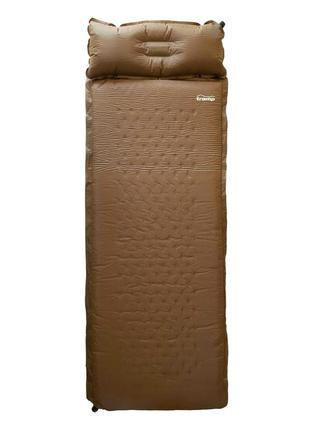 Килимок туристичний самонадувний tramp з подушкою (185х65х5см) (utri-017)