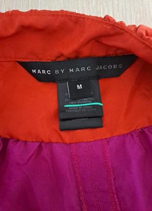 100% шёлк люкс бренд фирменная шелковая блузка колорблок marc jacobs3 фото