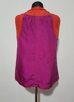 100% шёлк люкс бренд фирменная шелковая блузка колорблок marc jacobs4 фото