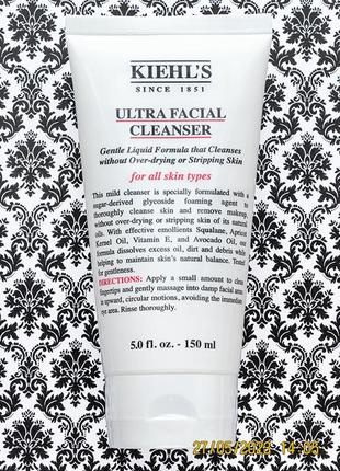 Гель kiehl’s для очищення kiehl's ultra facial cleanser засіб для вмивання kiehls 150 мл