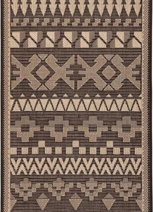 Ковер безворсовый karat naturalle 941/91 0.80x1.50 м прямоугольный коричневый бежевый