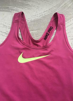 Спортивна трекінгова майка nike pro dri-fit (xs)