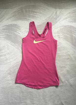 Спортивная треккинговая майка nike pro dri-fit (xs)7 фото