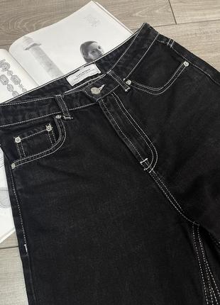 Круті джинси кюлоти zara premium denim8 фото
