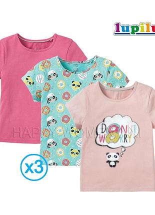 2-4 года набор футболок для девочки базовая футболка хлопок детская хлопковая футболочка