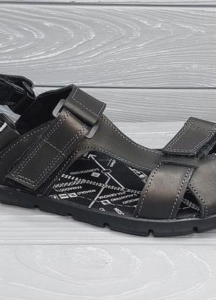 40-49рр!!! натуральна шкіра! харківські чорні чоловічі сандалі/штунки!