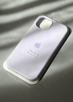 Чехол на iphone 14 с защищенным низом silicone case чехол для айфон с закрытым низом
