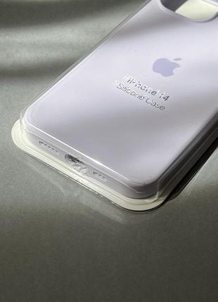 Чехол на iphone 14 с защищенным низом silicone case чехол для айфон с закрытым низом2 фото