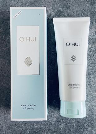 Корейська пілінг-скатка ohui clear science soft peeling