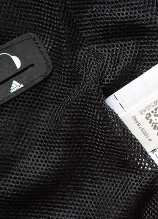 Бігова куртка адідас оригінал 12 40 л розмір adidas чорна вітровка8 фото