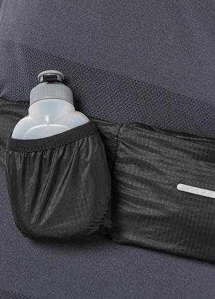 Сумка на пояс бігова asics runners bottlebelt black one size (3013a148-014)6 фото